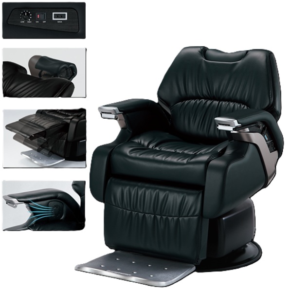 中古整備品(リユース) 【バーバーチェア】レジェンドⅡ ロールアップタイプ(アイロントランス付き)