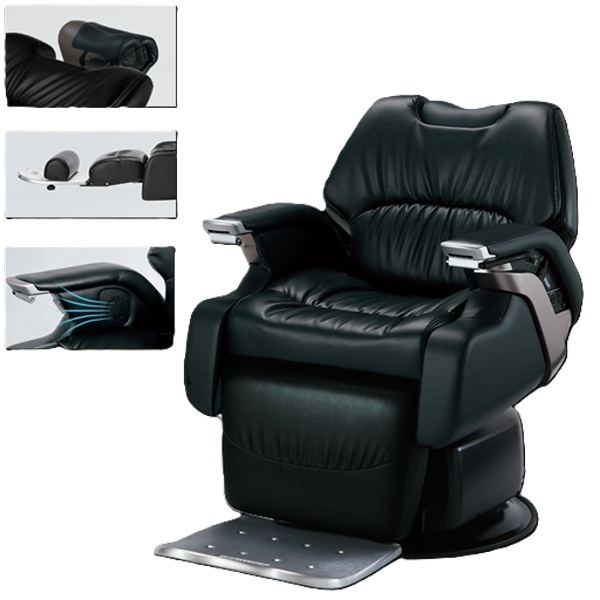 【バーバーチェア】レジェンドⅡ フルフラットタイプ アイロンなし