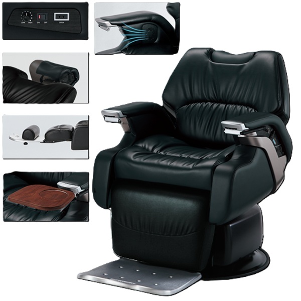 【バーバーチェア】レジェンドⅡ フルフラットタイプ アイロンあり