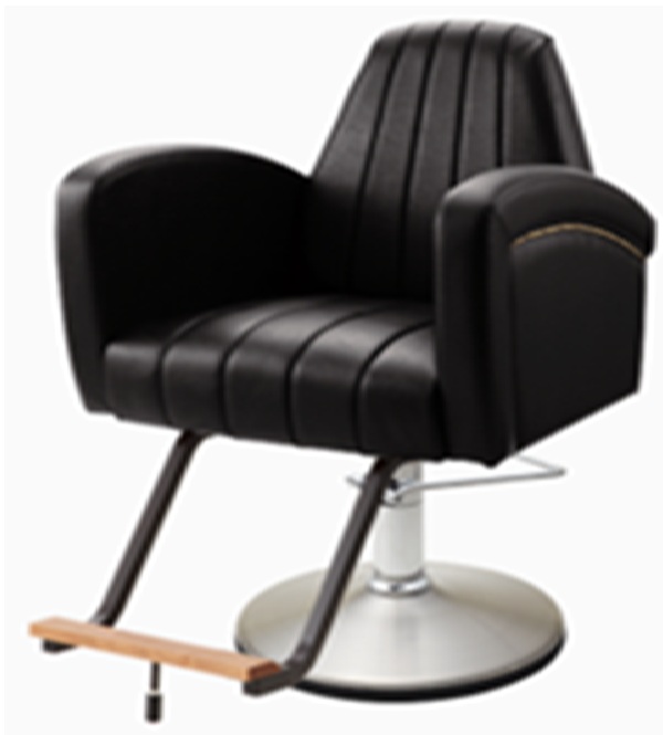 【スタイリングチェア】 ビンテージ アルト a1203ステップ ウッドタイプ(W)+YEポンプ